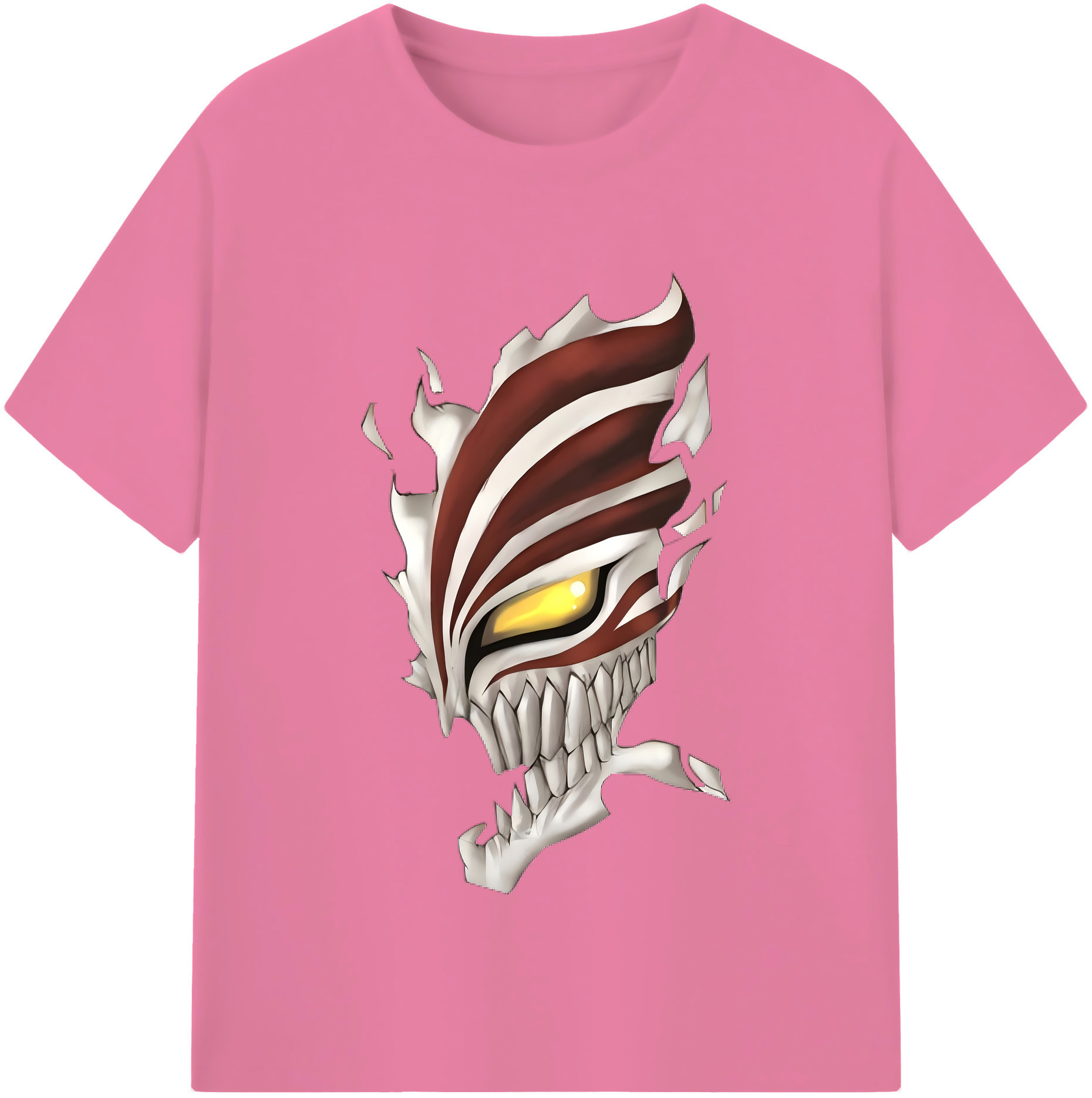 （画像用） ブリーチ 黒崎一護（くろさき いちご）BLEACH Kurosaki Ichigo 綿100％半袖Tシャツ（フロントプリント）